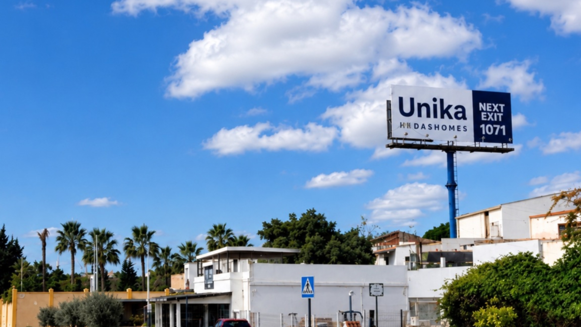 Monoposte publicitario en Marbella | Publicidad exterior