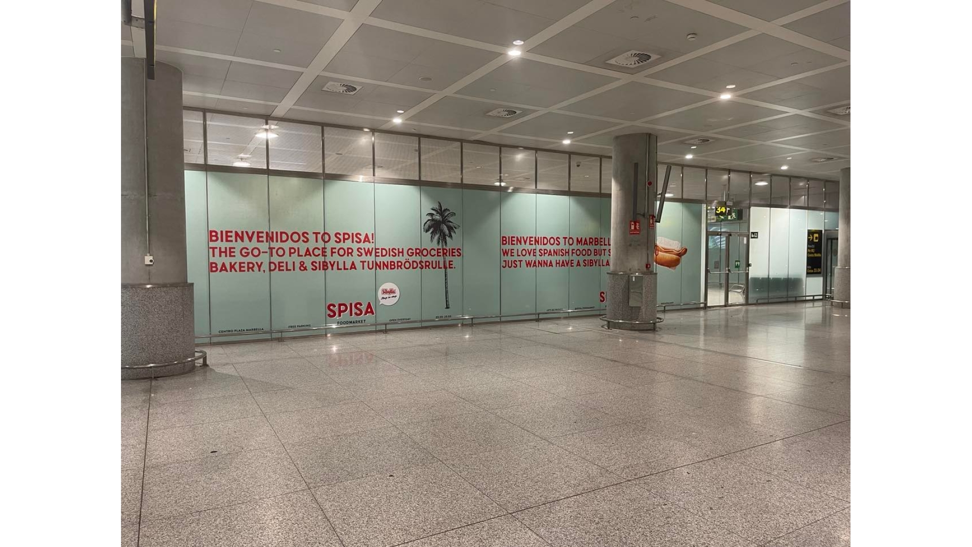 Vinilo publicitario   de  13.9x3.02 m  en Málaga, Málaga