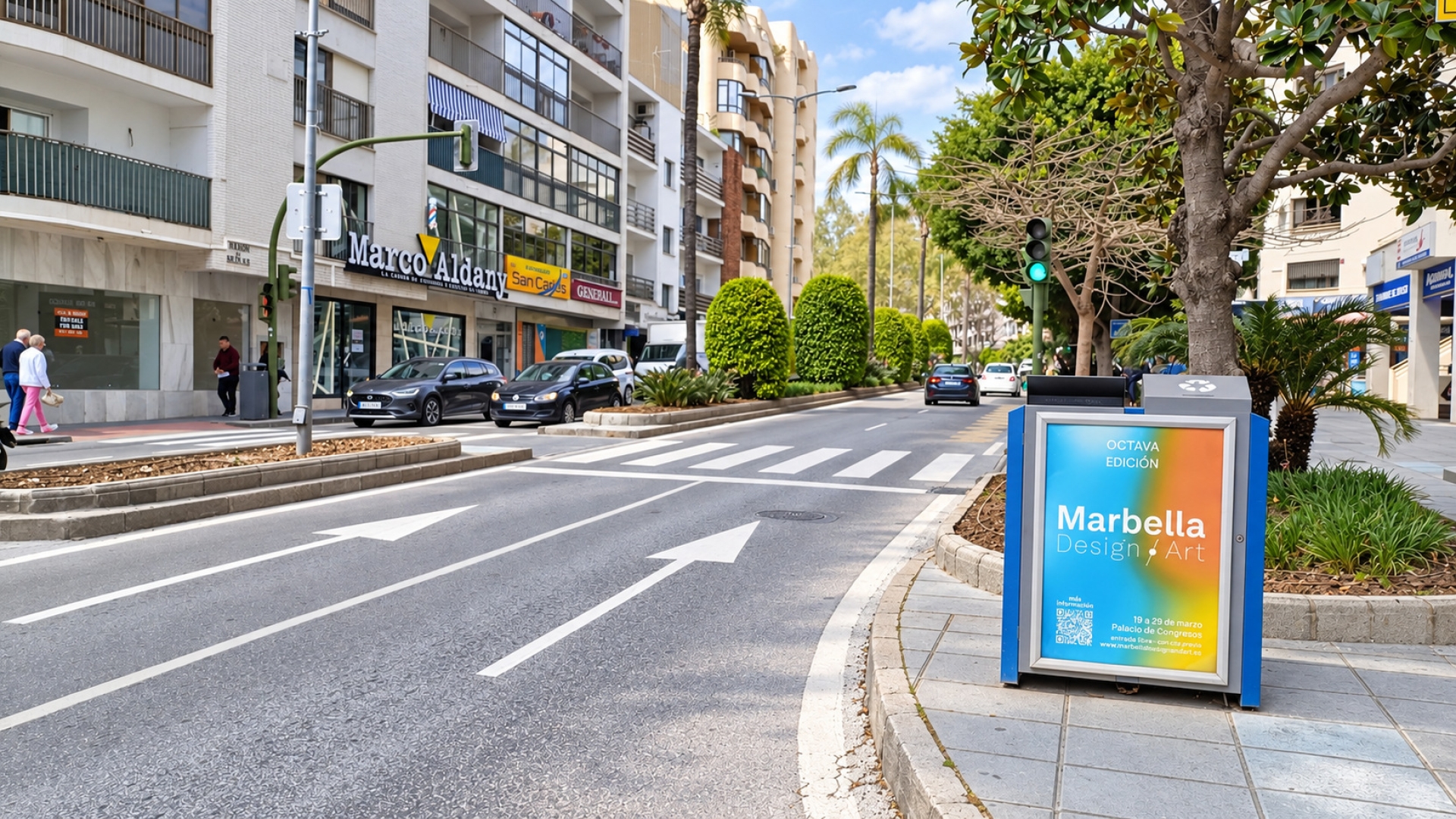 Mupi publicitario en Avda. Ramón y Cajal , 17, Paseo Marítimo