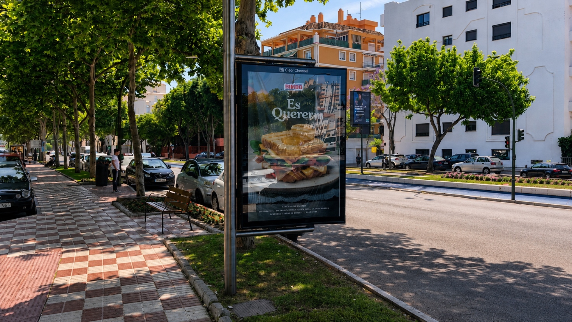 Mupi publicitario en Avda. Severo Ochoa 35, Marbella Centro