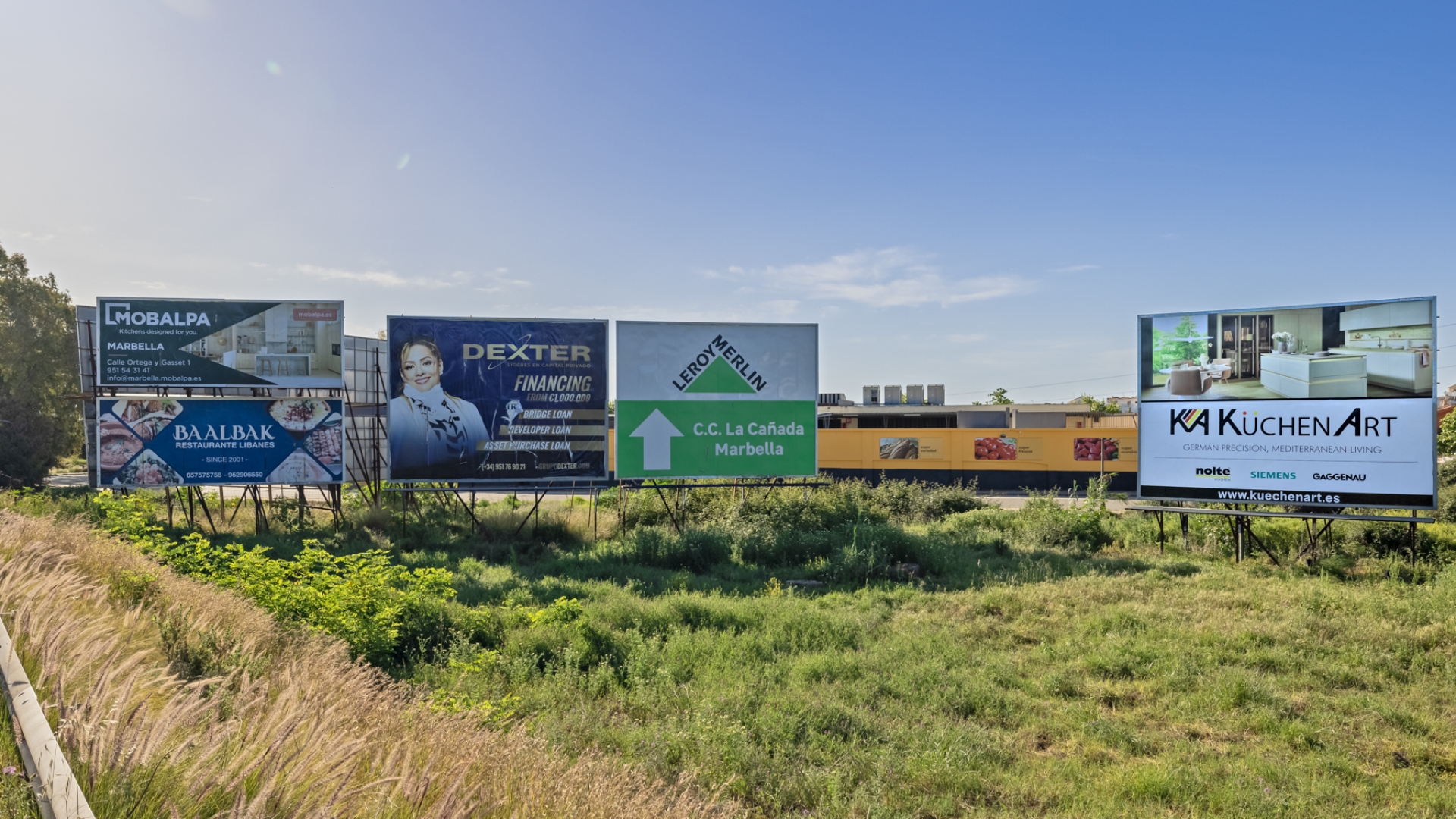 Valla ubicada en Carretera de Ronda dirección a Málaga | Marbella