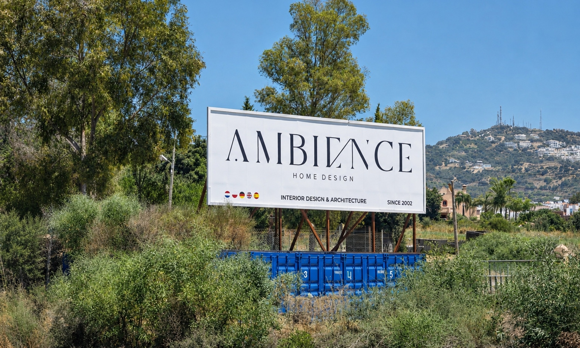 Valla ubicada en A7 -Marbella, próximo C.C. La Cañada