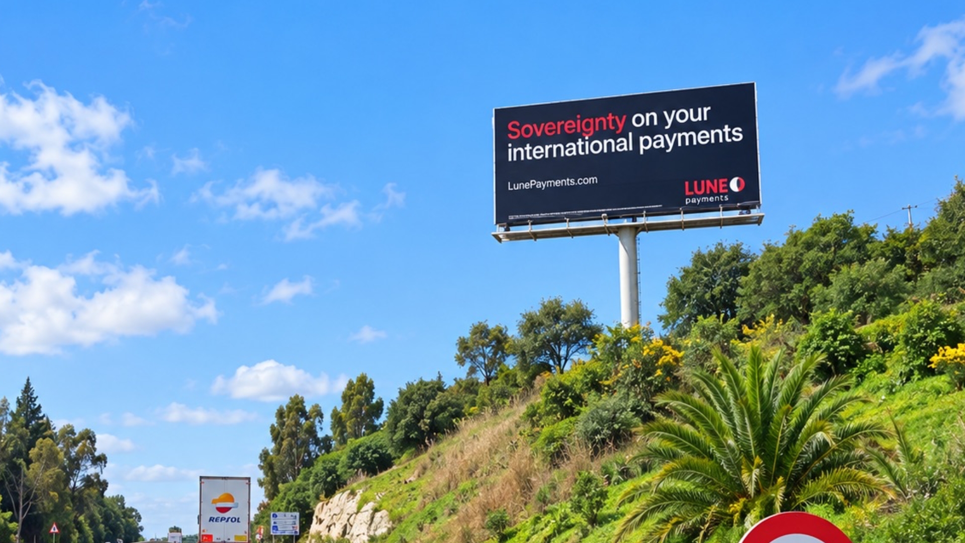 Monoposte publicitario en Marbella | Publicidad exterior