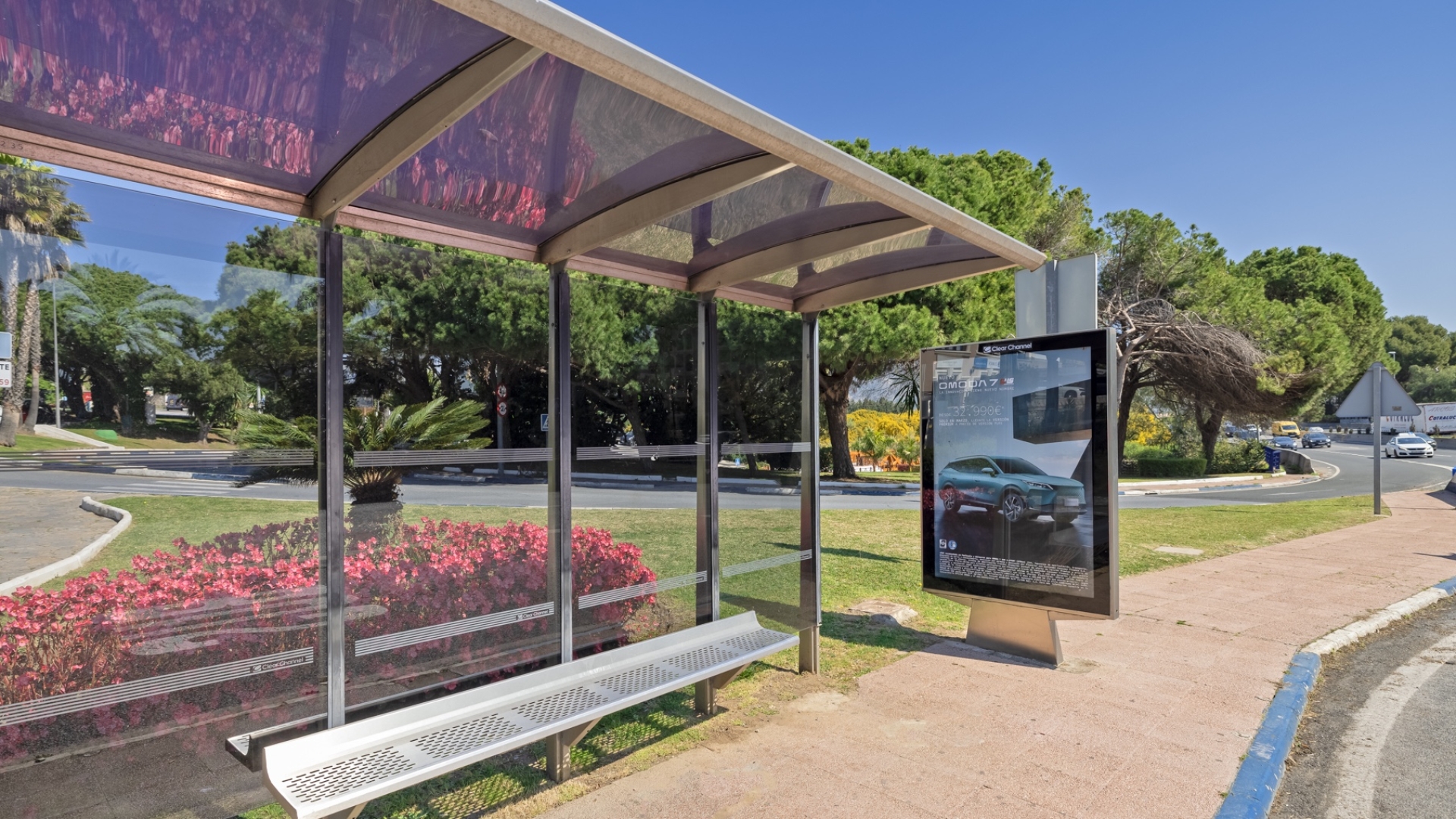 Mupi publicitario en N340, KM174-FTE PTO BANÚS, N340 / Rotonda Istán