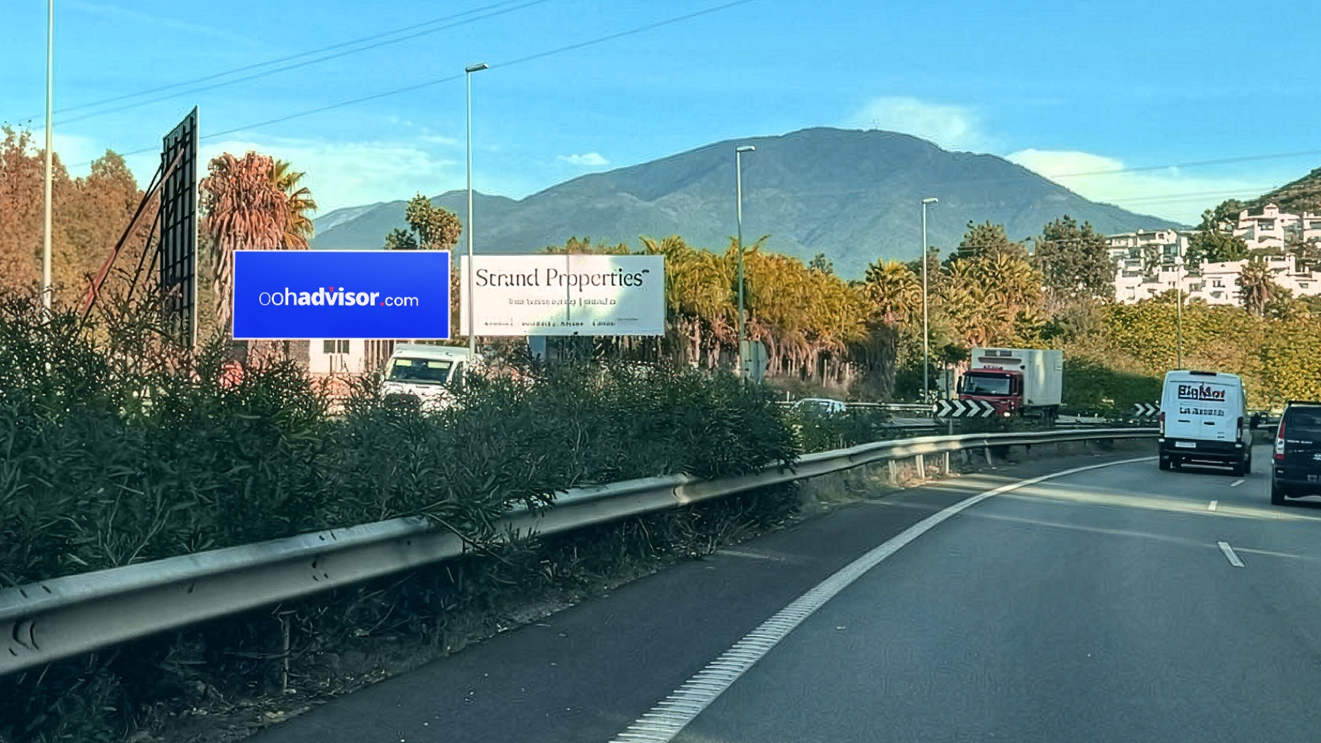 Valla ubicada en N-340 dirección Málaga próximo | Marbella