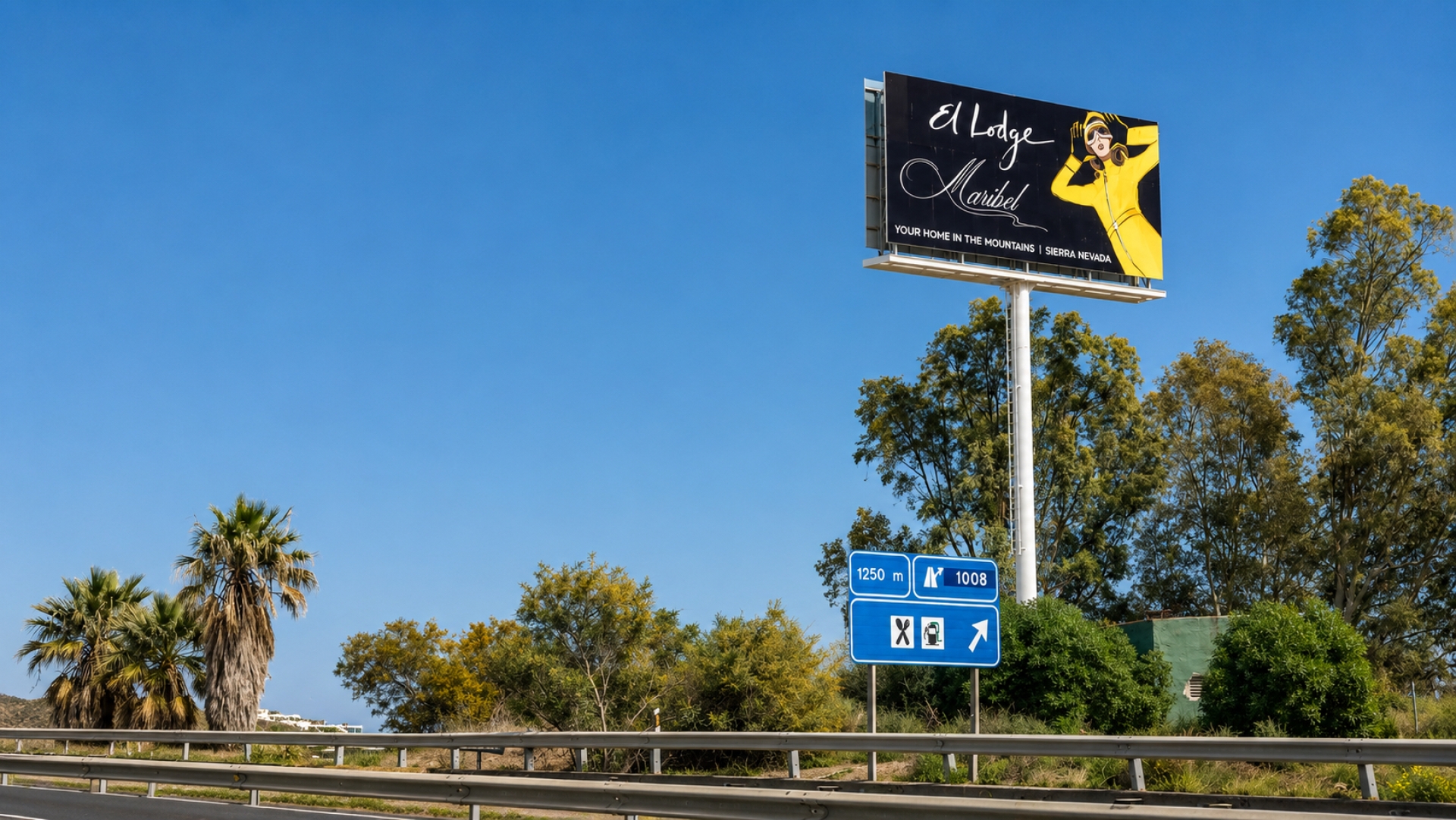 Monoposte publicitario en Málaga | Publicidad exterior