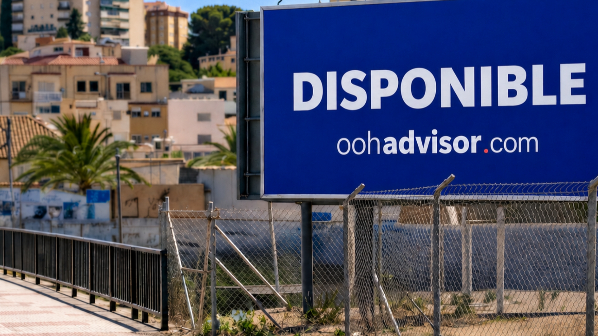 Valla en Puente del Mediterráneo en Málaga