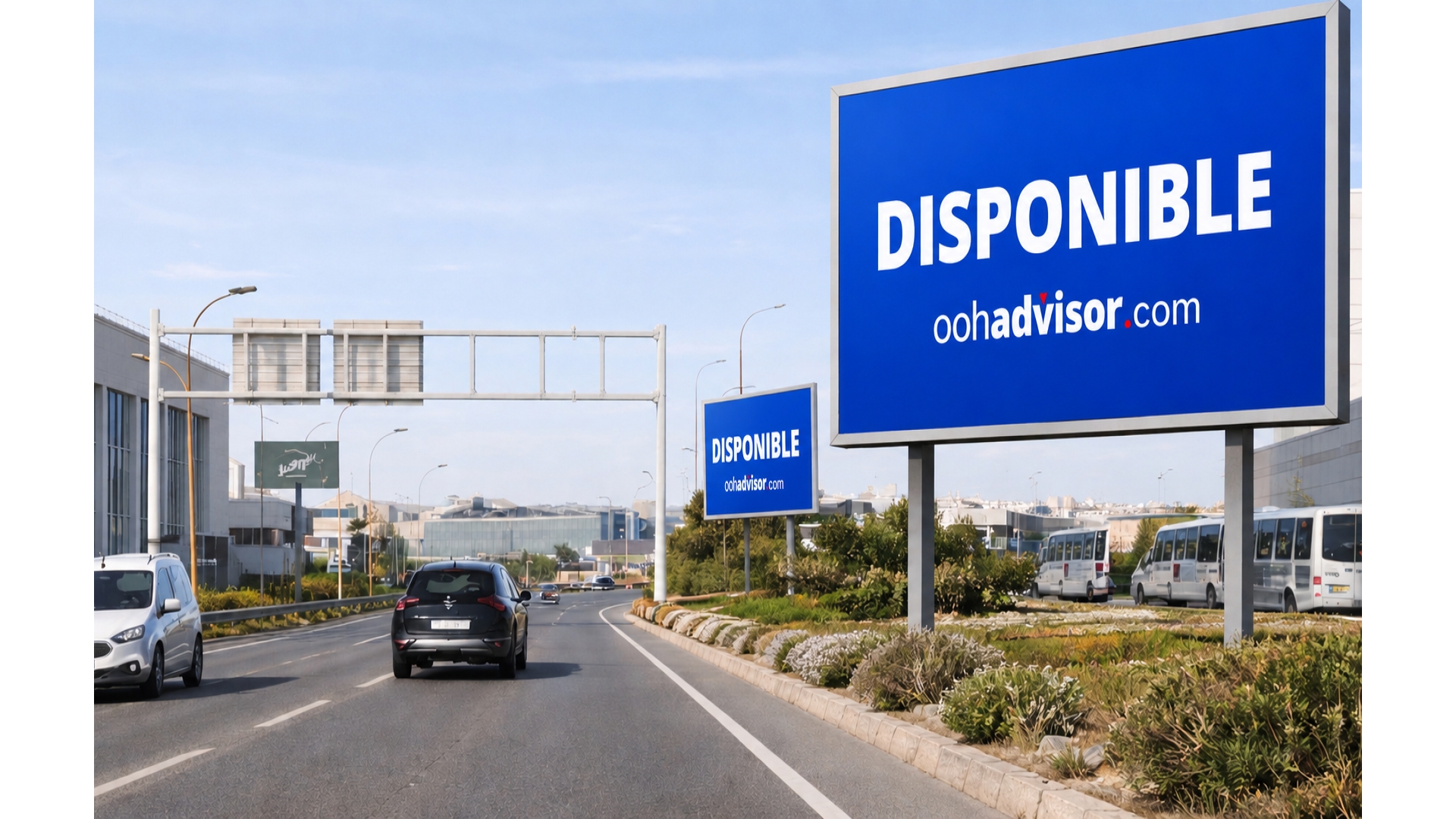 Valla en Aeropuerto de Málaga