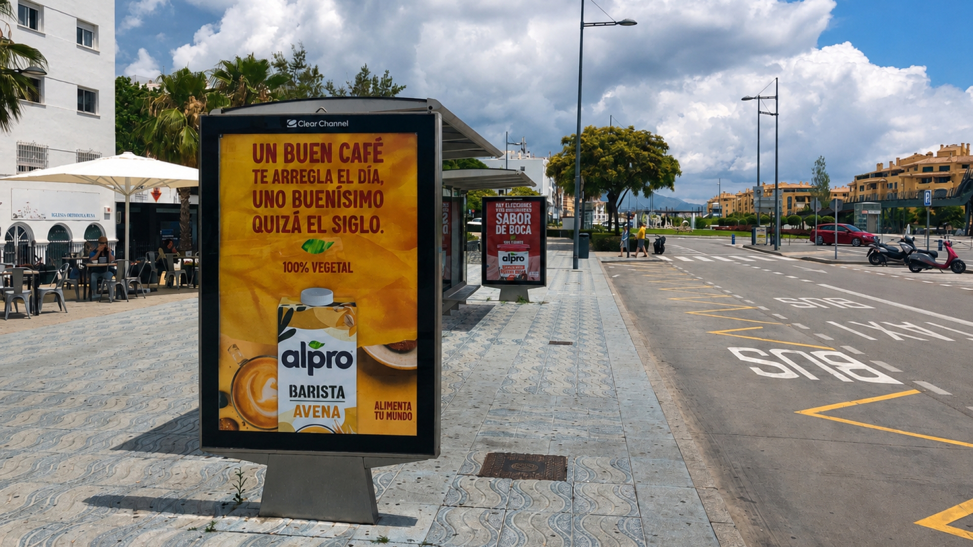 Advertising mupi   of  176x120 cm  in , Marbella