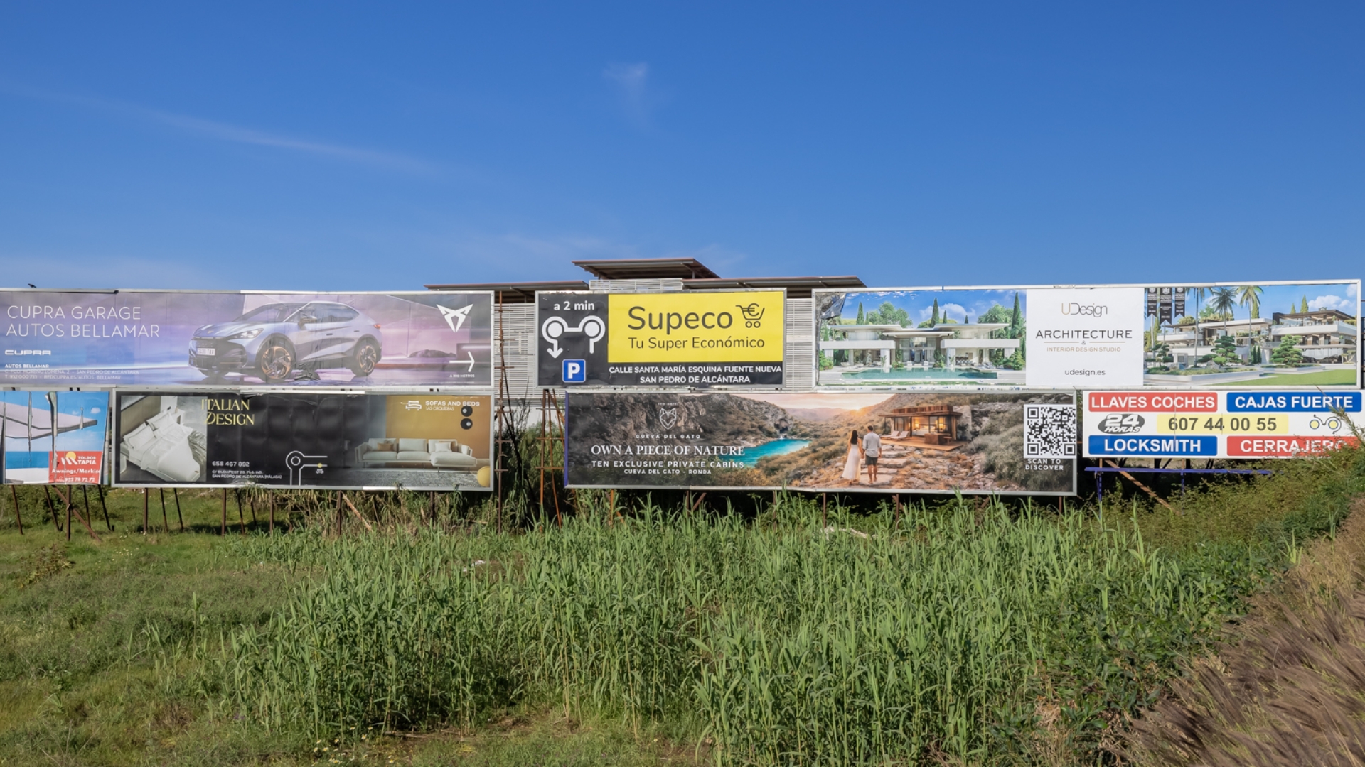 Valla ubicada en Carretera Polígono San Pedro | Marbella
