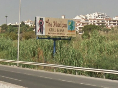 Valla publicitaria de 8x3 m en Manilva, Málaga