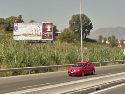 Valla publicitaria de 8x3 m en Manilva, Málaga