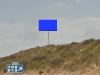 Monoposte publicitario de 10.4x4 m en Manilva, Málaga