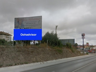 Valla publicitaria de 8x3 m en Fuengirola, Málaga