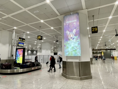 Luminoso indoor de 120x320 cm en Málaga, Málaga