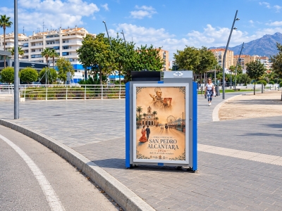 Mupi de 70x100 cm en San Pedro de Alcántara, Málaga
