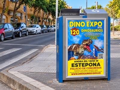 Mupi of 70x100 cm in San Pedro de Alcántara, Málaga