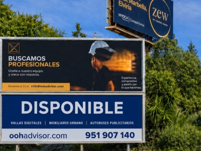 Valla de 8x3 m en Marbella, Málaga