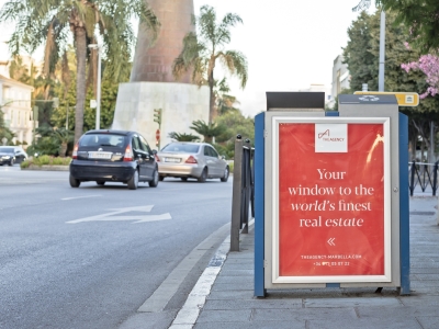 Mupi de 70x100 cm en Marbella, Málaga