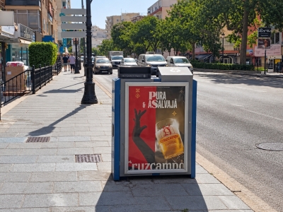 Mupi de 70x100 cm en Marbella, Málaga