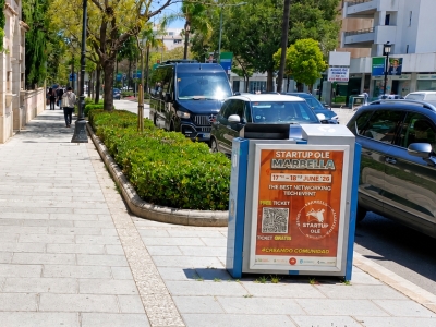 Mupi de 70x100 cm en Marbella, Málaga