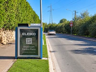 Mupi of 70x100 cm in San Pedro de Alcántara, Málaga
