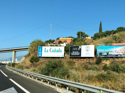 Valla publicitaria de 16x6 m en Marbella, Málaga