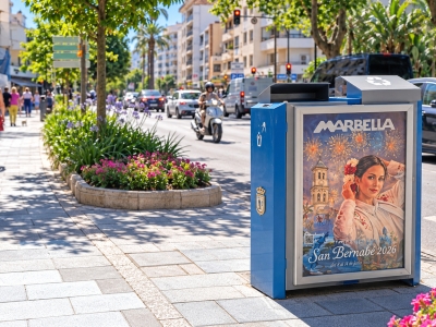 Mupi of 70x100 cm in Marbella, Málaga