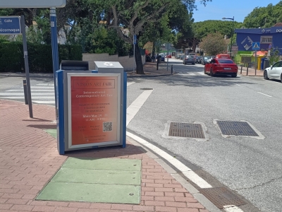 Mupi publicitario de 100x70 cm en Marbella, Málaga