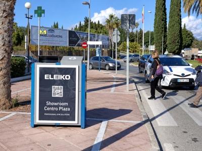 Mupi de 70x100 cm en Marbella, Málaga