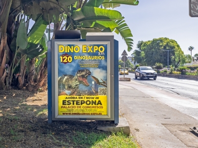 Mupi publicitario de 70x100 cm en Marbella, Málaga