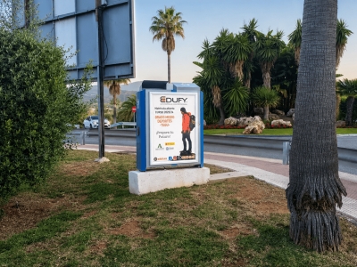 Mupi publicitario de 70x100 cm en Marbella, Málaga