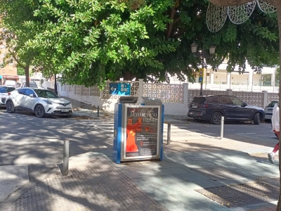 Mupi publicitario de 100x70 cm en Marbella, Málaga