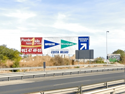 Valla publicitaria de 8x6 m en Fuengirola, Málaga