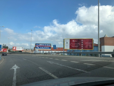 Valla publicitaria de 8x3 m en Algeciras, Cádiz