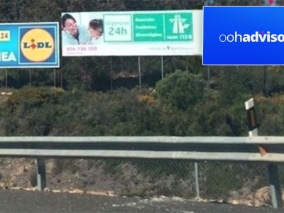 Valla publicitaria de 12x4 m en Sotogrande, Cádiz