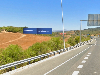 Valla publicitaria de 16x6 m en San Roque, Cádiz