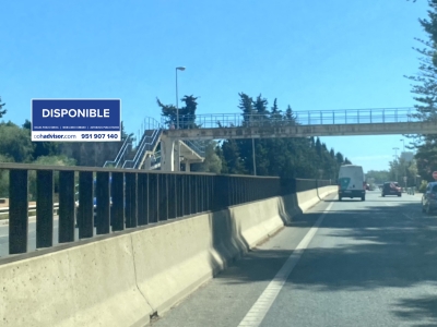Valla publicitaria de 8x3 m en Marbella, Málaga