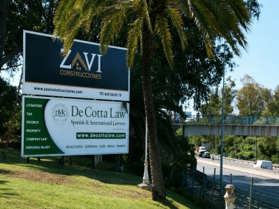 Valla de 8x3 m en Marbella, Málaga