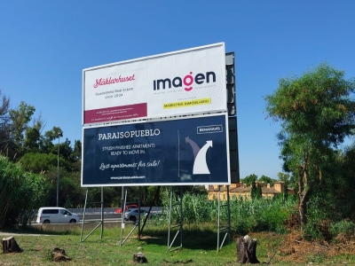 Valla publicitaria de 8x3 m en Marbella, Málaga