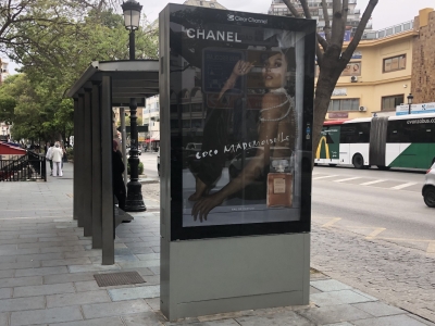 Mupi of 172x117 cm in Marbella, Málaga