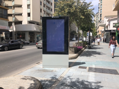 Mupi publicitario de 95x165 cm en Marbella, Málaga