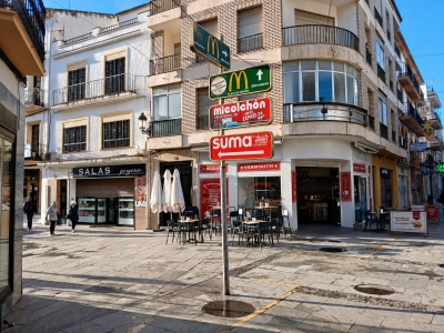 Advertising post of 150x50 cm in Ronda, Málaga
