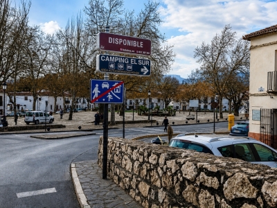 Poste publicitario de 150x50 cm en Ronda, Málaga