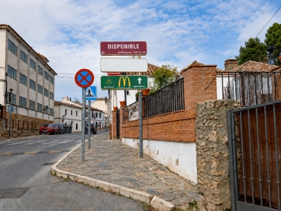 Advertising post of 150x50 cm in Ronda, Málaga