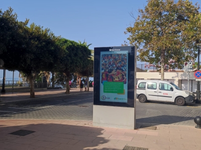 Mupi publicitario de 95x165 cm en Marbella, Málaga