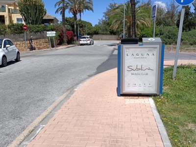 Mupi de 70x100 cm en San Pedro de Alcántara, Málaga