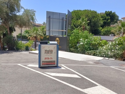 Mupi publicitario de 70x100 cm en Marbella, Málaga