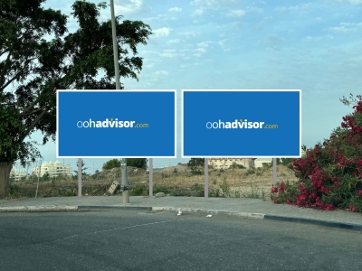 Valla publicitaria de 6.4x3 m en Marbella, Málaga