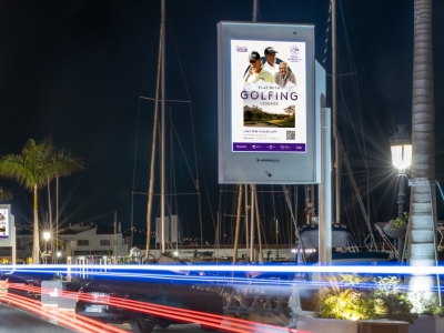 Mupi publicitario de 176x120 cm en Marbella, Málaga